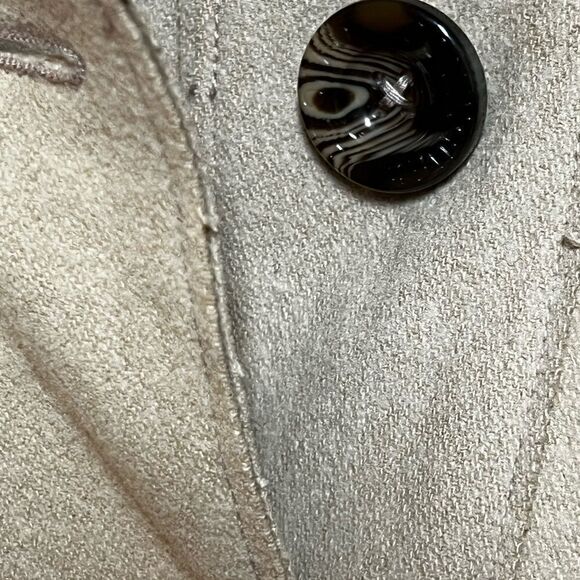 New Adolfo Dominguez Luxury Wool Camel Trench Coat 42 Sz 10 US - Picture 4 of 9